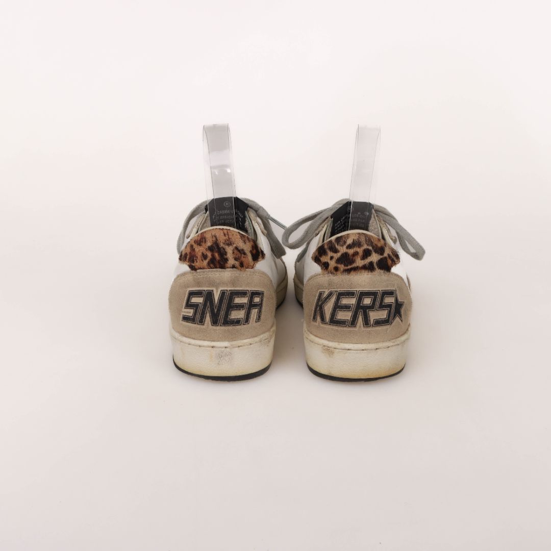 Golden Goose Leather 'Ballstar' Sneakers Size 36