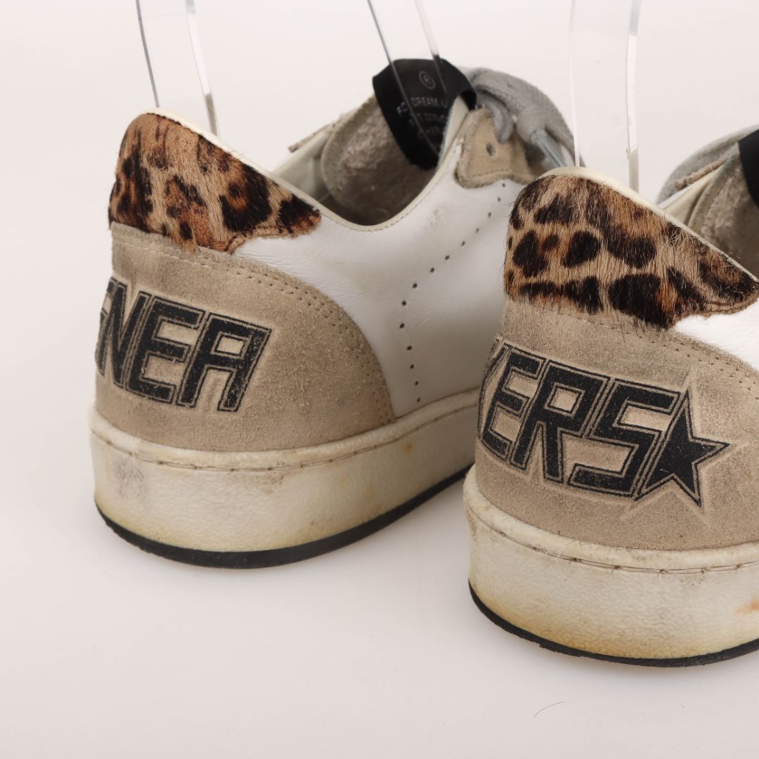 Golden Goose Leather 'Ballstar' Sneakers Size 36
