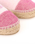 Chanel Sequin CC Logo Espadrilles Size 39