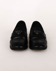 Prada Triangle Logo Leather Loafers Size 36