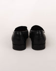 Prada Triangle Logo Leather Loafers Size 36