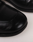Prada Triangle Logo Leather Loafers Size 36