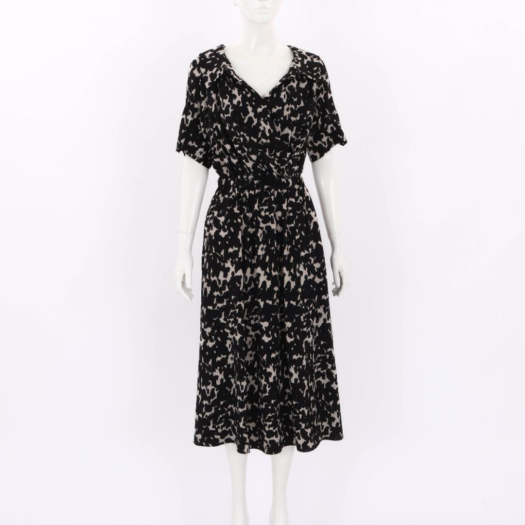 Altuzarra Silk Print Midi Dress Size FR 40 | AU 12