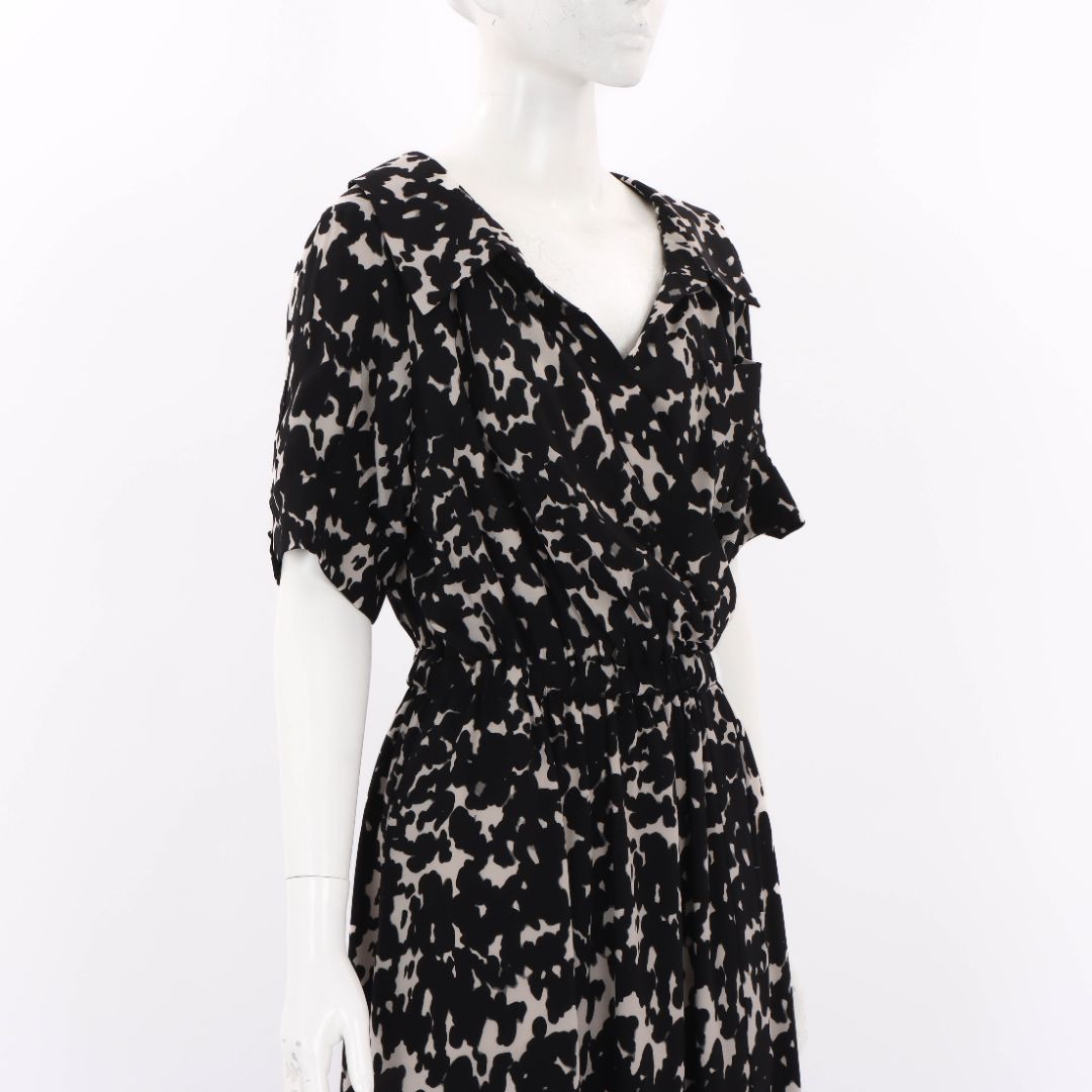 Altuzarra Silk Print Midi Dress Size FR 40 | AU 12