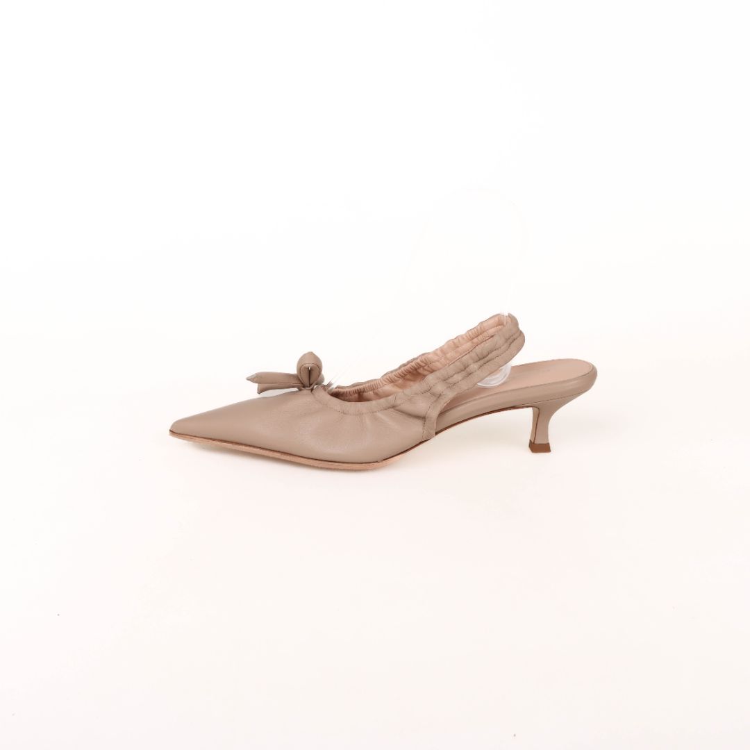 Scanlan Theodore Leather Pointed Slingbacks Size 37