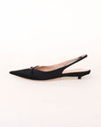 Scanlan Theodore Satin Pointed Slingbacks Size 37