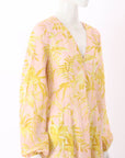 Zimmermann Golden Tropical Silk Dress Size 1