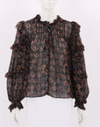 Ulla Johnson Printed Sheer Top Size US 8 | AU 12