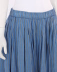 Runaway Bicycle Striped Skirt Size L