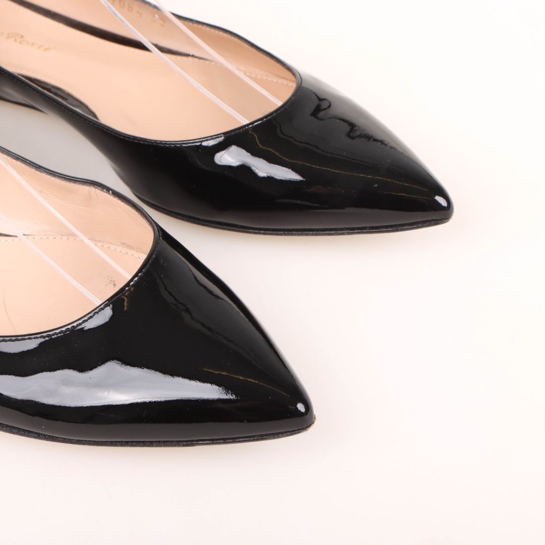 Gianvito Rossi Patent Leather Ballet Flats 38