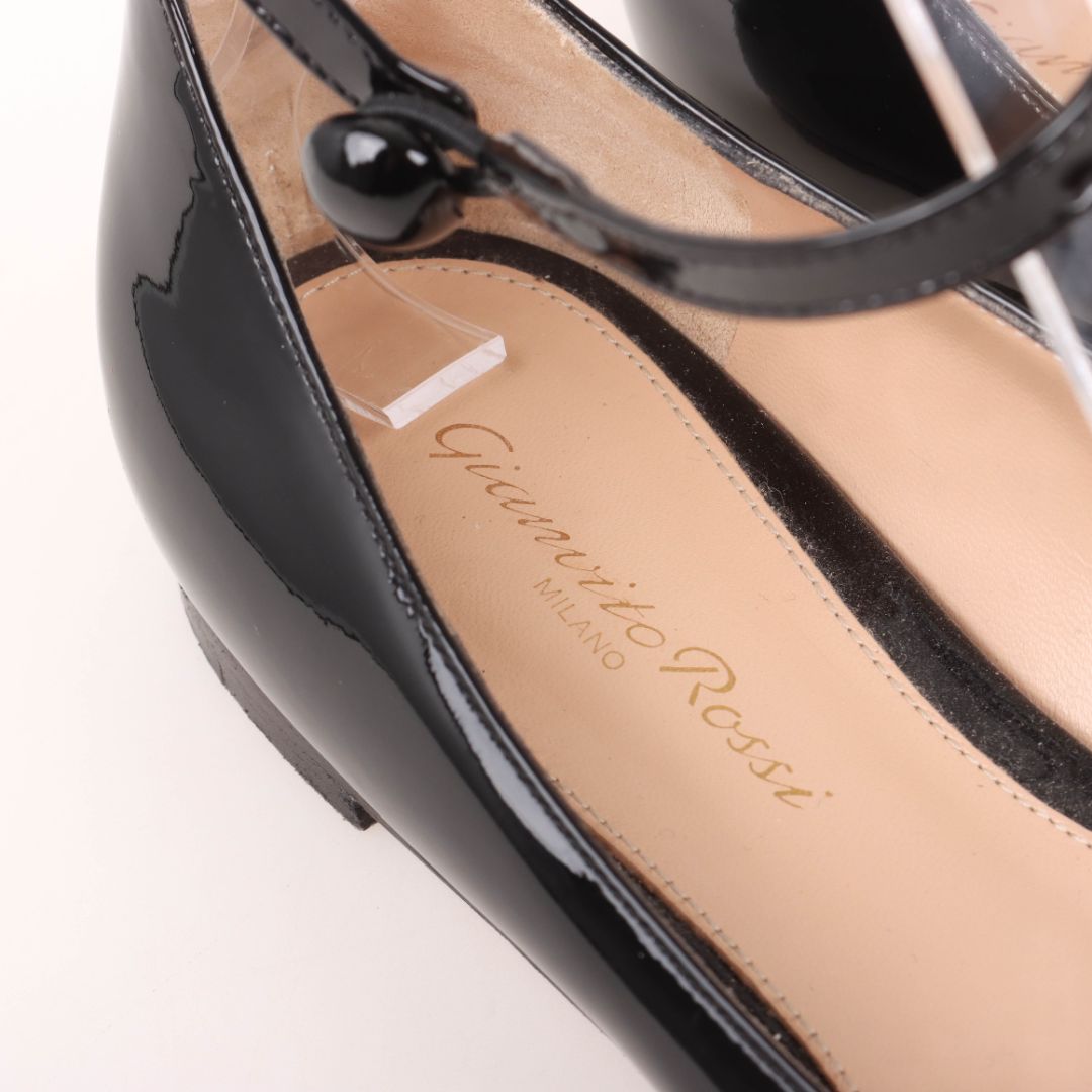 Gianvito Rossi Patent Leather Ballet Flats 38