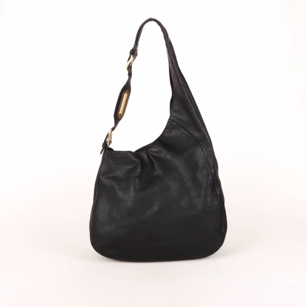 Jimmy Choo Leather Hobo Shoulder Bag