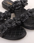 Chanel Camelia Double Strap Sandals Size 40C