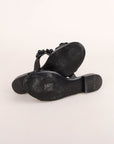 Chanel Camelia Double Strap Sandals Size 40C