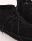 The Row Tyler Suede Lace Up Shoes Size 37.5