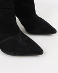 Saint Laurent Suede Folded Ankle Boots Size 39