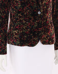 Ba&Sh Floral Velvet Jacket Size 1