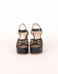 Gucci Leather Platform Heels Size 40