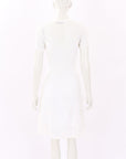 Sandro Rib Knit Lace Detail Mini Dress Size 1