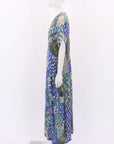 Johnny Was Silk Midi Dress Size O/S