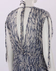 Lee Mathews Silk Print Dress Size 0