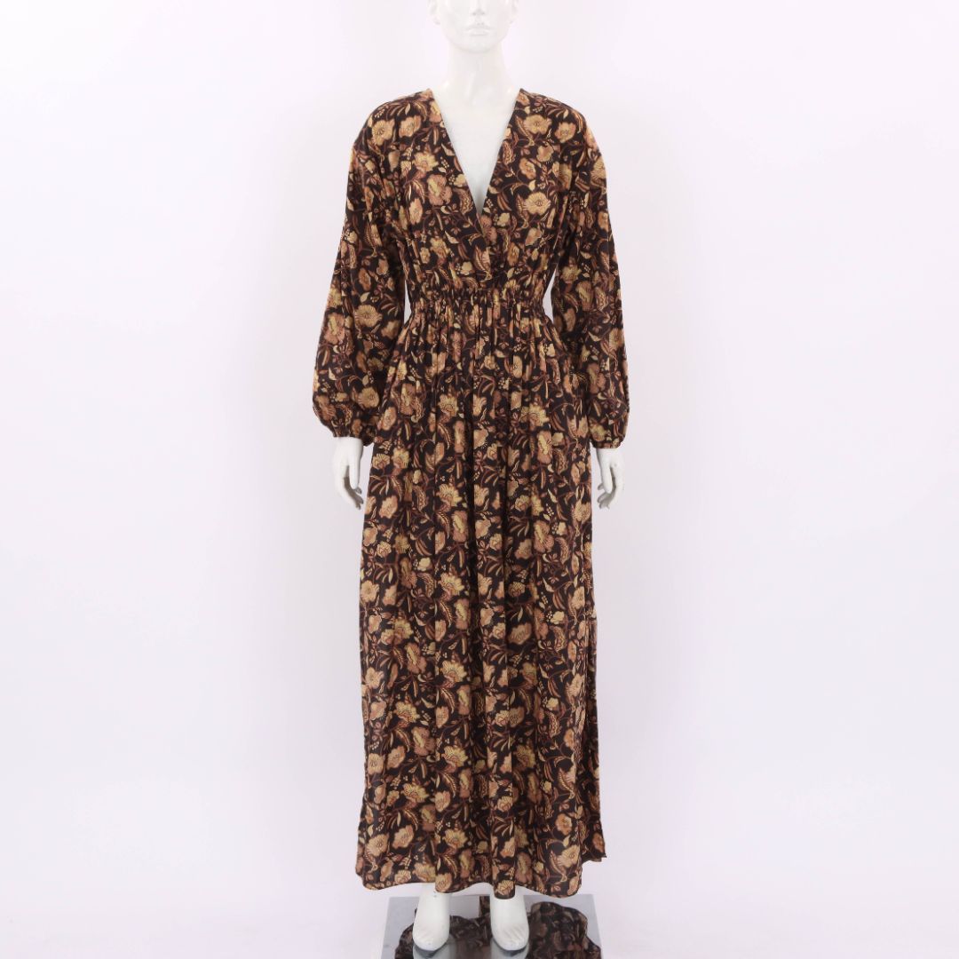 Matteau Open Back Plunge Dress Size 2 | AU 8