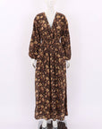 Matteau Open Back Plunge Dress Size 2 | AU 8