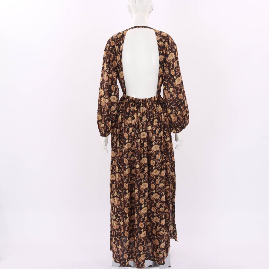 Matteau Open Back Plunge Dress Size 2 | AU 8