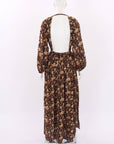Matteau Open Back Plunge Dress Size 2 | AU 8