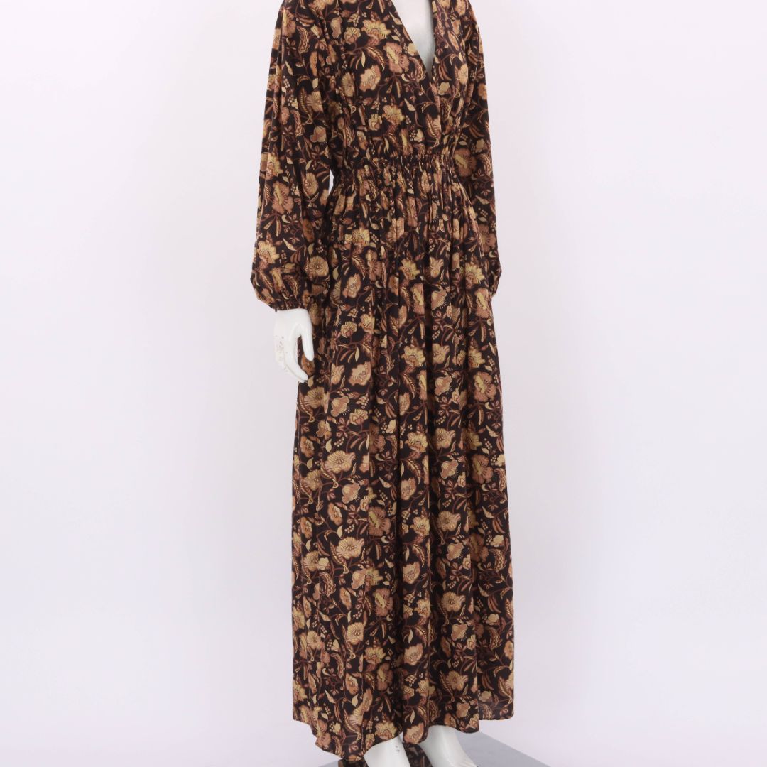 Matteau Open Back Plunge Dress Size 2 | AU 8