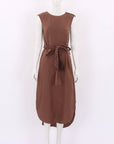 Belize Linen Belted Dress Size 1