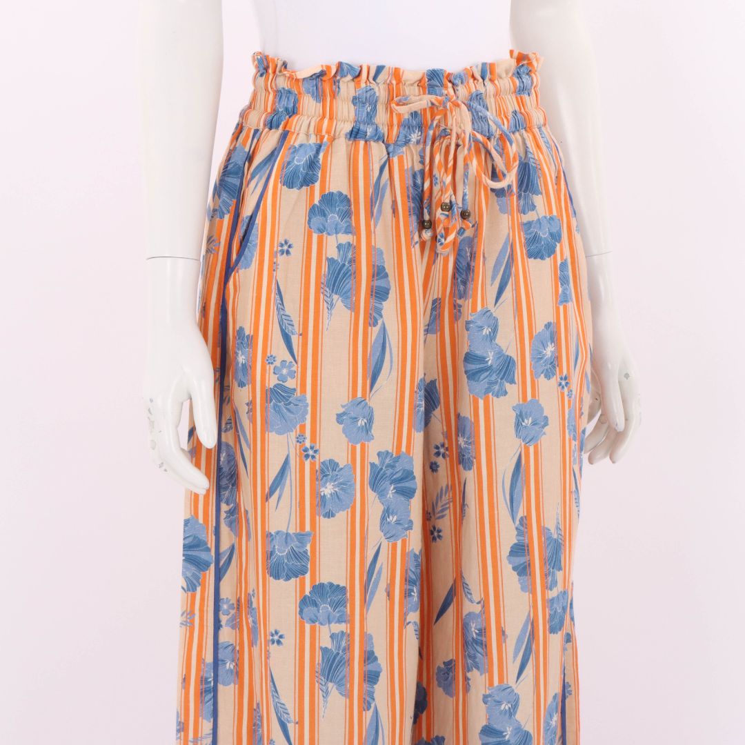 By Odet Floral Wide Leg Pants Size S