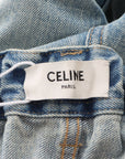 Celine Stretch Waist Denim Shorts Size 25