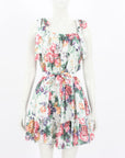 Zimmermann 'Allia' Tie Floral Mini Dress Size 1