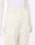 The Frankie Shop Satin Cargo Pants Size Extra Small