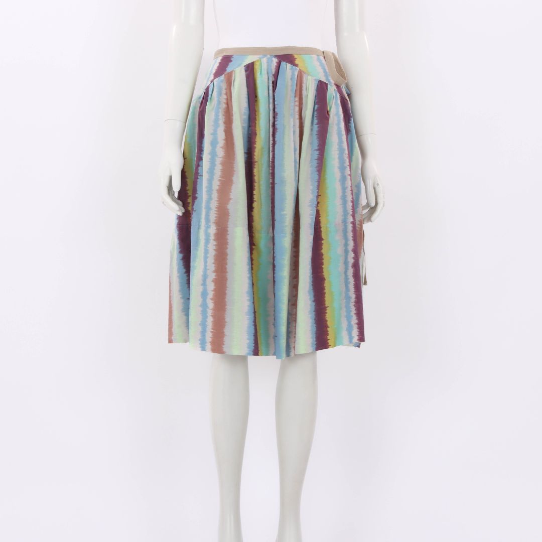 Marni Striped Cotton Skirt Size IT 42 | AU 10