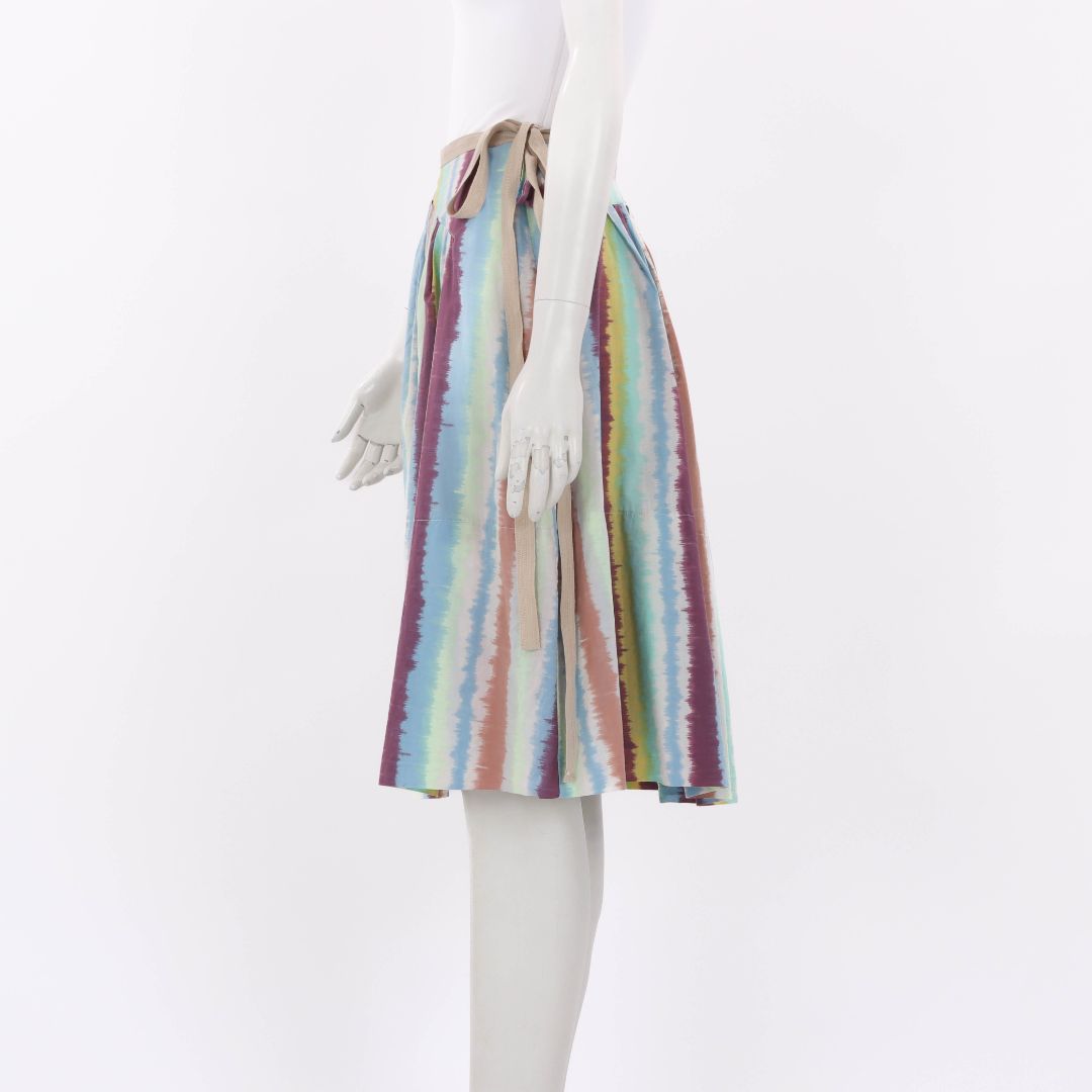 Marni Striped Cotton Skirt Size IT 42 | AU 10