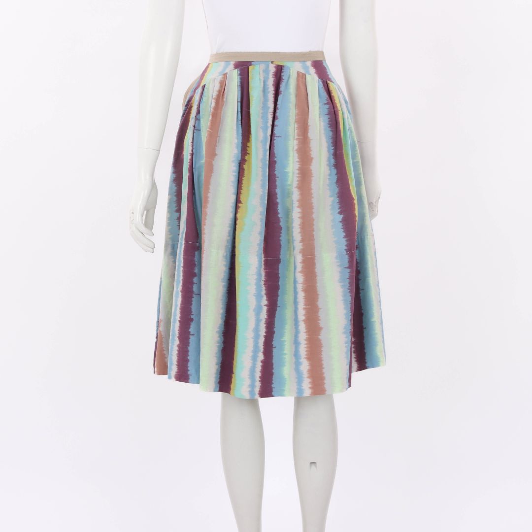 Marni Striped Cotton Skirt Size IT 42 | AU 10