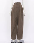 Black Crane Crinkled Cotton Pant Size L