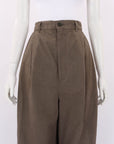 Black Crane Crinkled Cotton Pant Size L