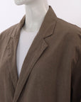 Black Crane Crinkled Cotton Jacket Size M