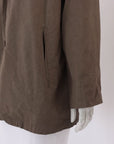 Black Crane Crinkled Cotton Jacket Size M