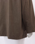 Black Crane Crinkled Cotton Jacket Size M
