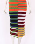 Marni Striped Wool Midi Dress Size IT 40 | AU 8