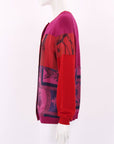 Salvatore Ferragamo Heritage Print Cardigan Size Large
