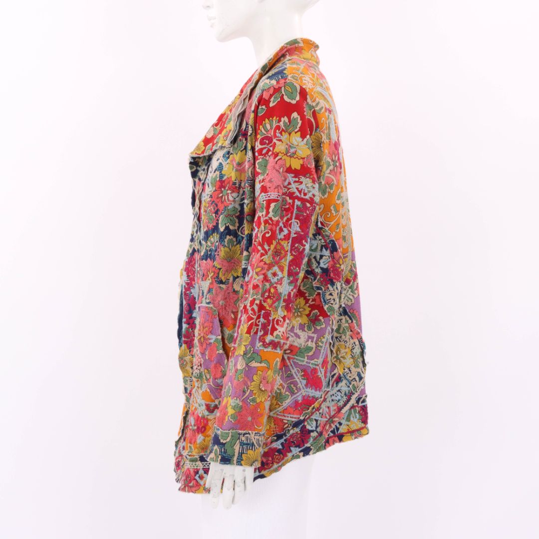 Johnny Was Biya Railey Embroidered Jacket Size M