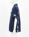 Matteau Silk Fig Leaf Print Shirt Size 4