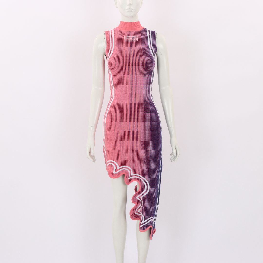 PH5 Lydia Asymmetric Knit Dress Size Small