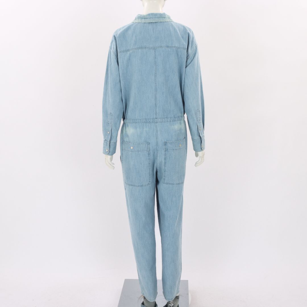Isabel Marant 'Marvin' Denim Jumpsuit Size FR 42 | AU 14