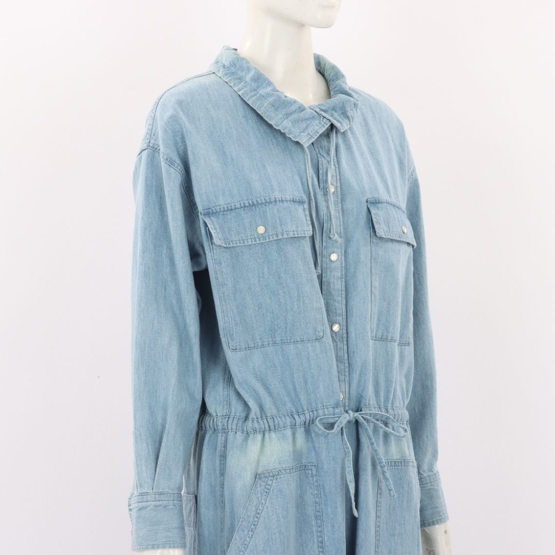 Isabel Marant 'Marvin' Denim Jumpsuit Size FR 42 | AU 14